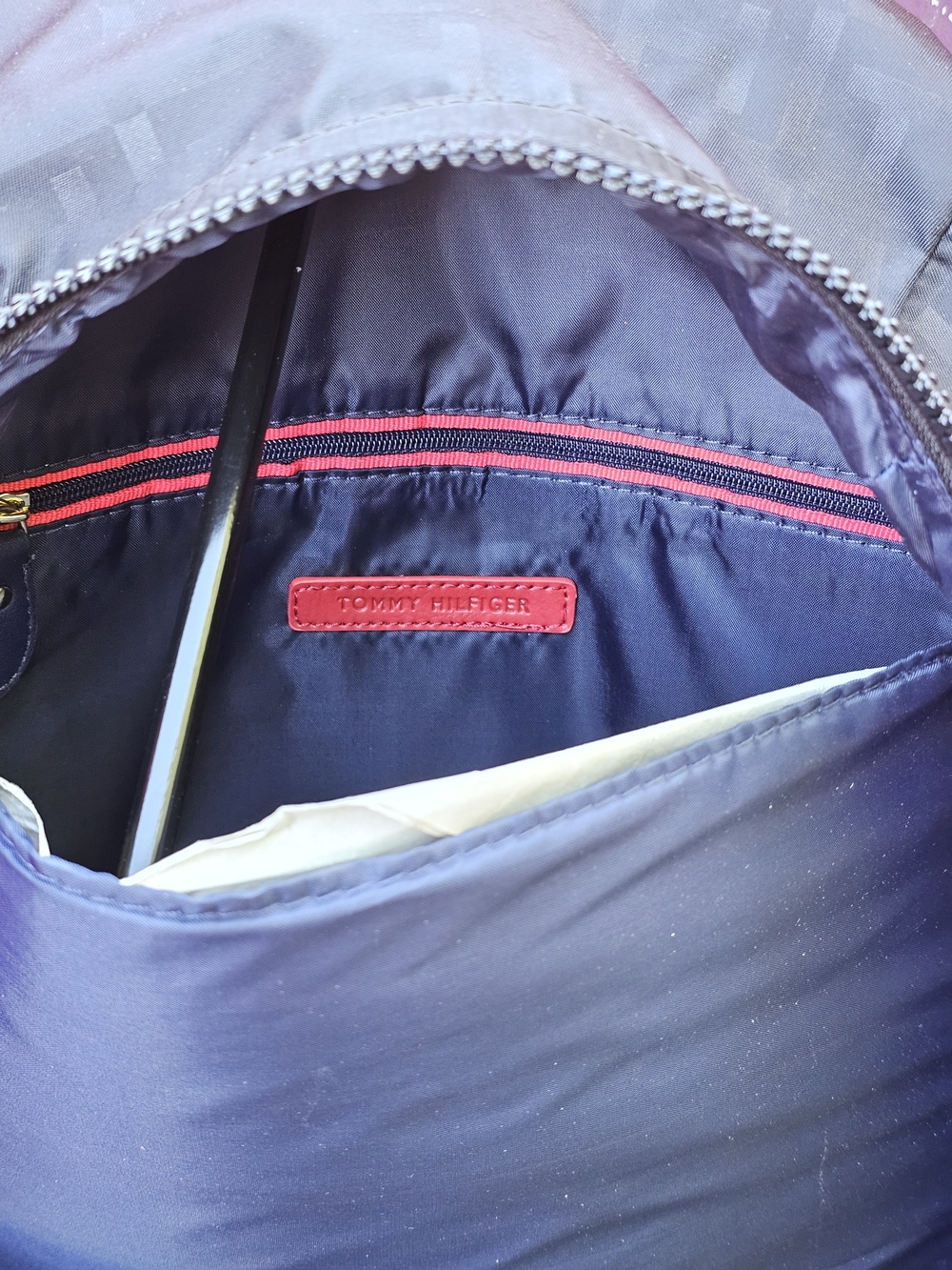 Tommy Hilfiger Charcoal Black Monogram Backpack - Picture 3 of 16